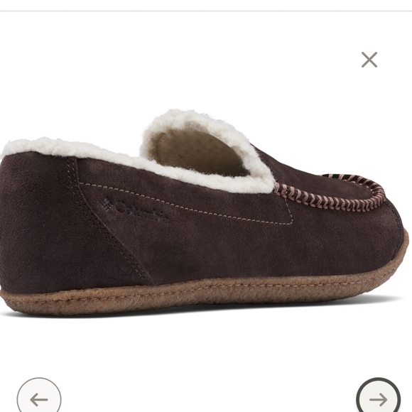 Columbia Fairhaven Brown Suede Slipper Size 10 Or 11 Mens New! - Picture 2 of 7
